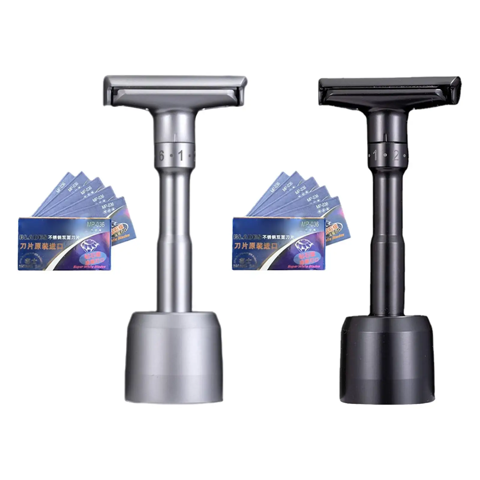 Adjustable Double Edge Safety Razor Reusable with Stand Base Vintage Manual Shaver Men Shaving Razor for Salon Home Barber Shop
Adjustable Double Edge Safety Razor Reusable with Stand Base Vintage Manual Shaver Men Shaving Razor for Salon Home Barber Shop