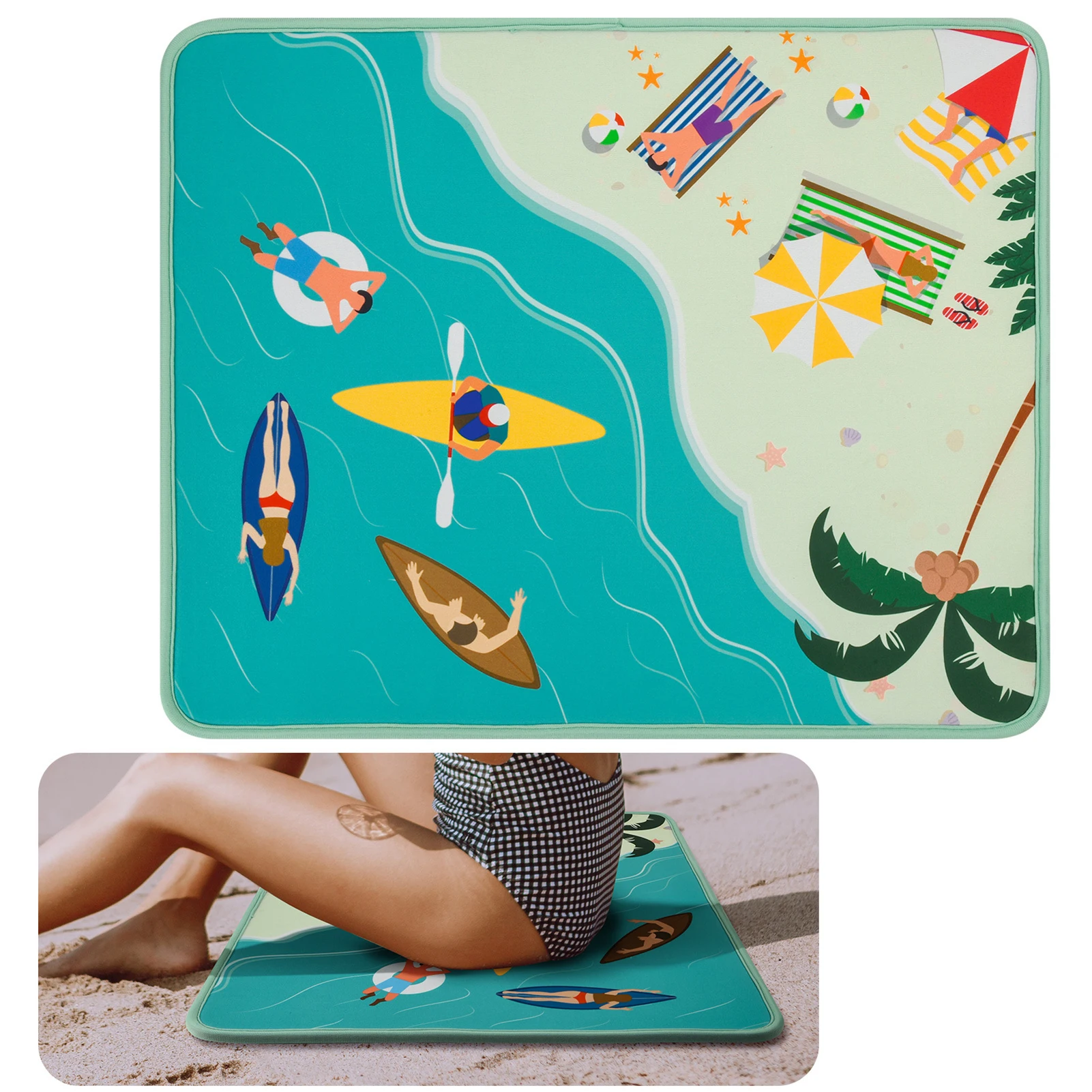 53x42cm Beach Cushion Pad Outdoor Thermal Insulation Moistureproof Mat Foldable Portable Picnic Mats Camping Cushion Seat
53x42cm Beach Cushion Pad Outdoor Thermal Insulation Moistureproof Mat Foldable Portable Picnic Mats Camping Cushion Seat