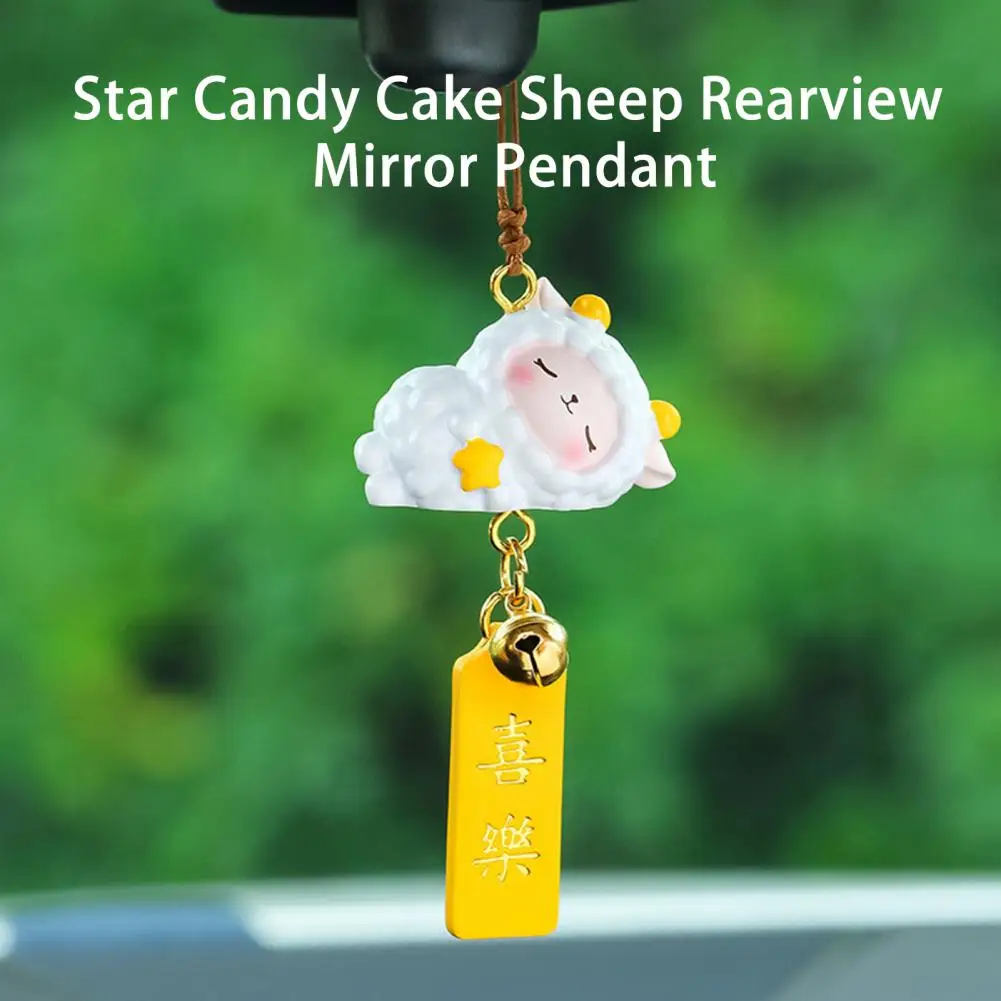 Hanging Ornament Unique Creative with Lanyard Sheep Auto Rearview Mirror Ornament Interior Accessories
Hanging Ornament Unique Creative with Lanyard Sheep Auto Rearview Mirror Ornament Interior Accessories