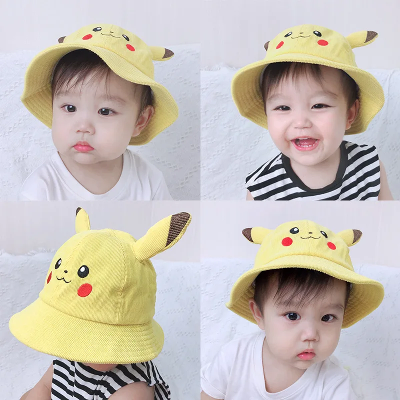 Pokemon Anime Pikachu Children's Fisherman Hat Spring Autumn Kawaii Cartoon Sun Protection Hat Lovely Baby Boys and Girls Gift
Pokemon Anime Pikachu Children's Fisherman Hat Spring Autumn Kawaii Cartoon Sun Protection Hat Lovely Baby Boys and Girls Gift
