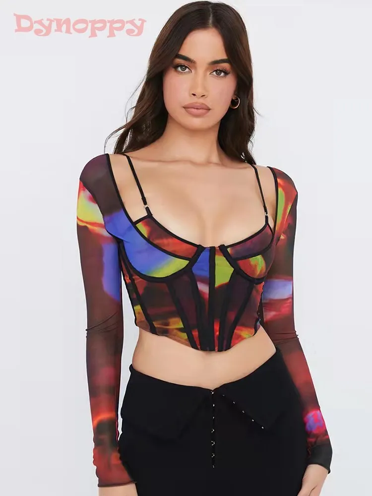 Dynoppy Fashion Winter Women Sexy Top Y2k Vintage Clothes Party Blouse Cropped Padded Underwired Mesh Long Sleeve Corset Top
Dynoppy Fashion Winter Women Sexy Top Y2k Vintage Clothes Party Blouse Cropped Padded Underwired Mesh Long Sleeve Corset Top