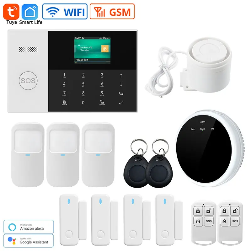 Система сигнализации PG105 Tuya для умного дома, GSM, Wi-Fi, 2,4 дюйма, цветной экран, мобильное приложение, дистанционное управление, комплект Инфракр...
Система сигнализации PG105 Tuya для умного дома, GSM, Wi-Fi, 2,4 дюйма, цветной экран, мобильное приложение, дистанционное управление, комплект Инфракр...