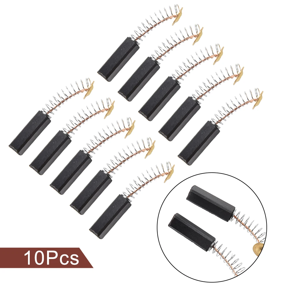 10pcs Carbon Brushes Motor Coal Brushes Engine Coal Brushes For Motorbrush Drill Power Tool Accessories 6x6x20mm
10pcs Carbon Brushes Motor Coal Brushes Engine Coal Brushes For Motorbrush Drill Power Tool Accessories 6x6x20mm