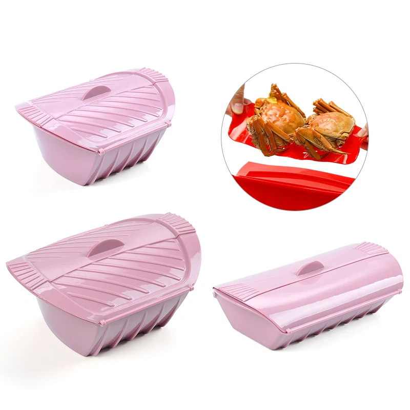 3PCS Creative Kitchen Gadgets Food Grade Silicone Steamed Fish Bowl Heat Resistant Microwave Oven Silicone Steamer with Lid
3PCS Creative Kitchen Gadgets Food Grade Silicone Steamed Fish Bowl Heat Resistant Microwave Oven Silicone Steamer with Lid