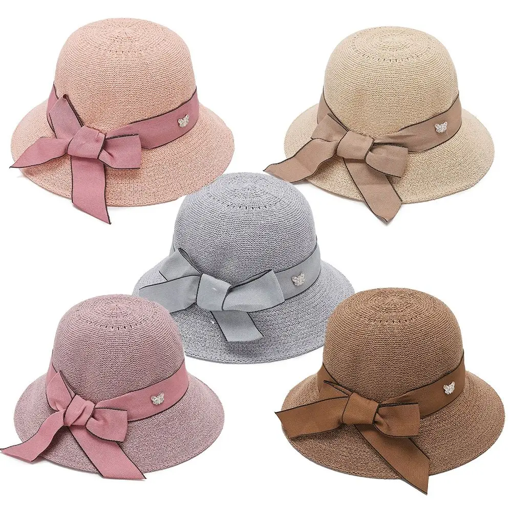 New Fashion Solid Color Straw Bow Sun Hat Summer Beach Holiday Shading Sun Protection Big Brim Dome Cap for Women
New Fashion Solid Color Straw Bow Sun Hat Summer Beach Holiday Shading Sun Protection Big Brim Dome Cap for Women