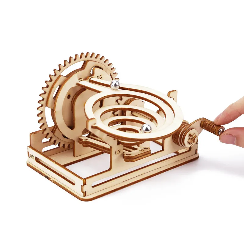 Wooden Marble Run Puzzles 3D Educational Toy Mechanical Kit Maze Ball Building Coaster Game For Children Teen Birthday Gifts
Wooden Marble Run Puzzles 3D Educational Toy Mechanical Kit Maze Ball Building Coaster Game For Children Teen Birthday Gifts