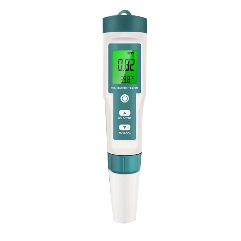 7 in 1 Water Quality Tester Pen PH/TDS/EC/Salinity/ORP/S.G/Temperature Meter Water Quality Measurement Tool Promotion
7 in 1 Water Quality Tester Pen PH/TDS/EC/Salinity/ORP/S.G/Temperature Meter Water Quality Measurement Tool Promotion