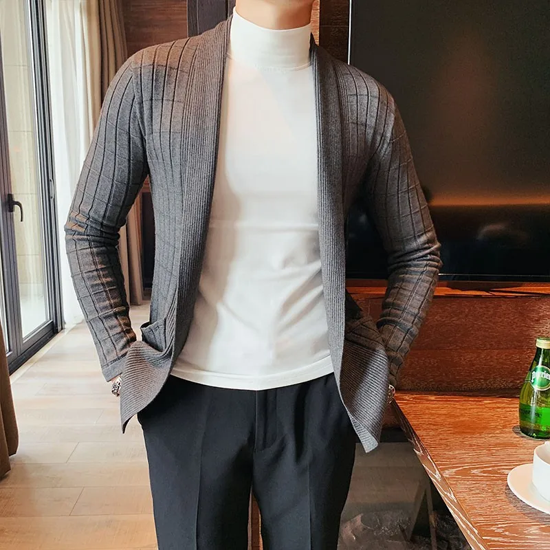 Sweater Coats Men New Fashion Spring Autumn Men's Slim Solid Color Knitted Jacket Fashion Men's Casual Sweater Cardigan Coats
Sweater Coats Men New Fashion Spring Autumn Men's Slim Solid Color Knitted Jacket Fashion Men's Casual Sweater Cardigan Coats