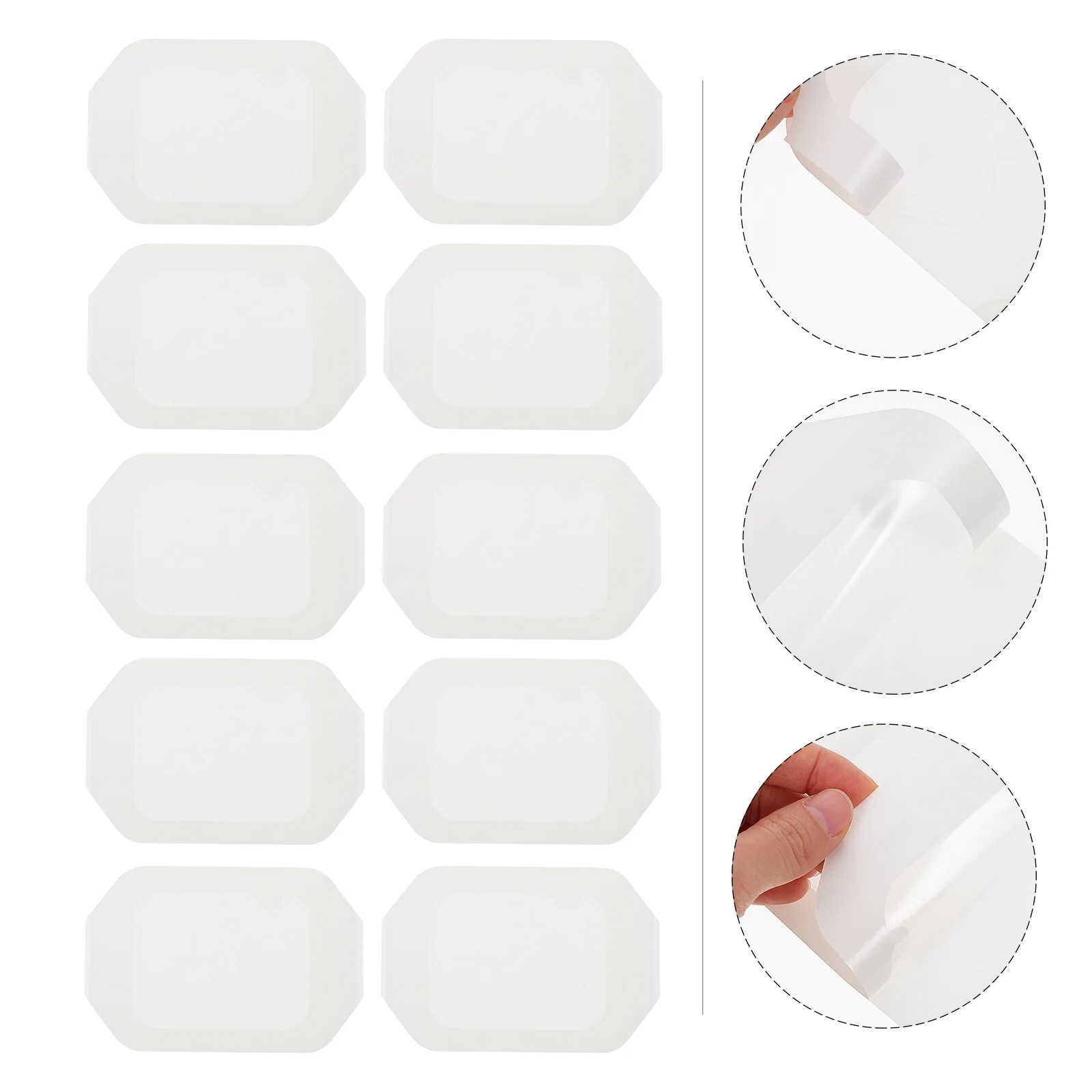 10 Sheets Dressing Wound Cover Film Dressing Film Bandage Accessory for Clinic Wound
10 Sheets Dressing Wound Cover Film Dressing Film Bandage Accessory for Clinic Wound