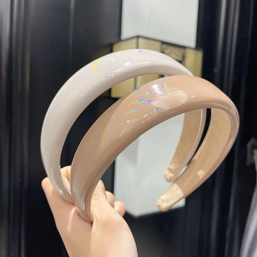 Sweet Trendy Headdress For Girls Wide For Women Sponge Laser Hair Accessories Pu Hairband Women Hair Hoop Korean Style Headband
Sweet Trendy Headdress For Girls Wide For Women Sponge Laser Hair Accessories Pu Hairband Women Hair Hoop Korean Style Headband