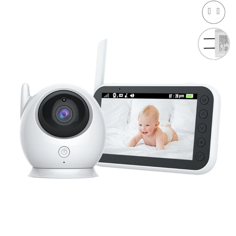 Baby Monitor with Camera and Room Temperature Sensor 7.0Inch Display Night-Vision, Two-Way Talk 492ft Range
Baby Monitor with Camera and Room Temperature Sensor 7.0Inch Display Night-Vision, Two-Way Talk 492ft Range
