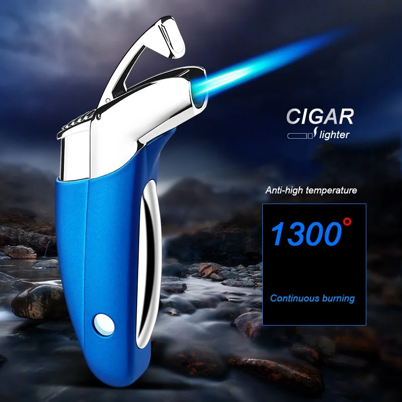 Jet Gas Lighter Windproof Metal Butane Turbo Torch Cigar Lighters Smoking Accessories Kitchen Outdoor Ignition Small Spray Gun
Jet Gas Lighter Windproof Metal Butane Turbo Torch Cigar Lighters Smoking Accessories Kitchen Outdoor Ignition Small Spray Gun