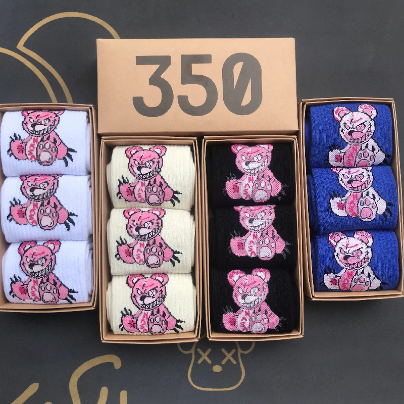 Мужские носки, новый тренд, медведь, весна и осень, простой стиль, бриллиант 3 пары/коробка, хлопковые пары
Мужские носки, новый тренд, медведь, весна и осень, простой стиль, бриллиант 3 пары/коробка, хлопковые пары