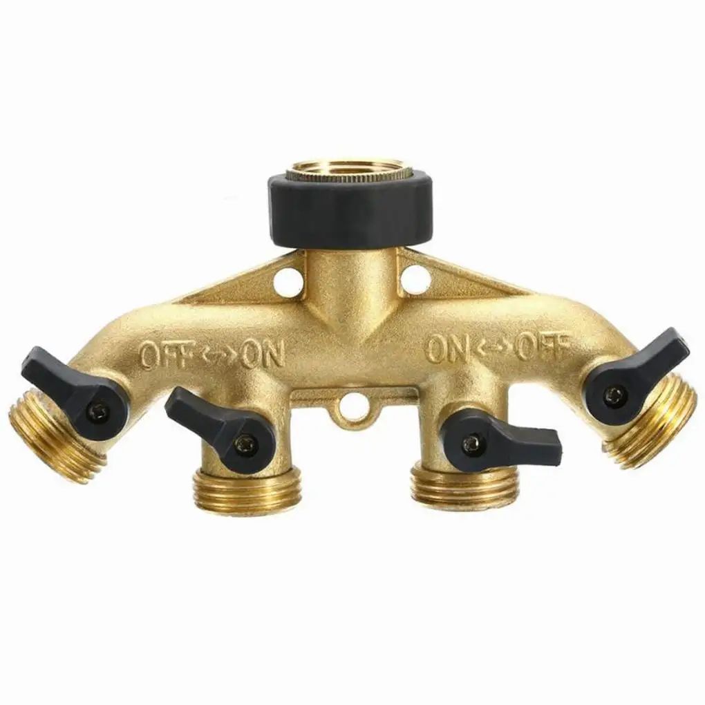 4-Way Brass Plastic Garden Hose Splitter Watering Connector Distributor For Outdoor Tap and Faucet Water Splitter
4-Way Brass Plastic Garden Hose Splitter Watering Connector Distributor For Outdoor Tap and Faucet Water Splitter