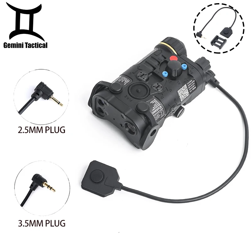 New PEQ15 DBAL-A2 Red Dot Laser Sight Remote Pressure Switch 2.5/3.5 Plug Fit 20mm Picatinny Rail Hunting Accessories
New PEQ15 DBAL-A2 Red Dot Laser Sight Remote Pressure Switch 2.5/3.5 Plug Fit 20mm Picatinny Rail Hunting Accessories