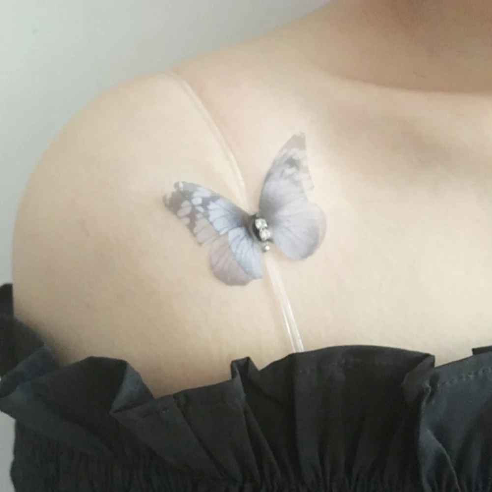 New Butterfly Vacation Invisible Transparent Shoulder Metal Bra Straps Adjustable Elastic Intimates Accessories Women
New Butterfly Vacation Invisible Transparent Shoulder Metal Bra Straps Adjustable Elastic Intimates Accessories Women