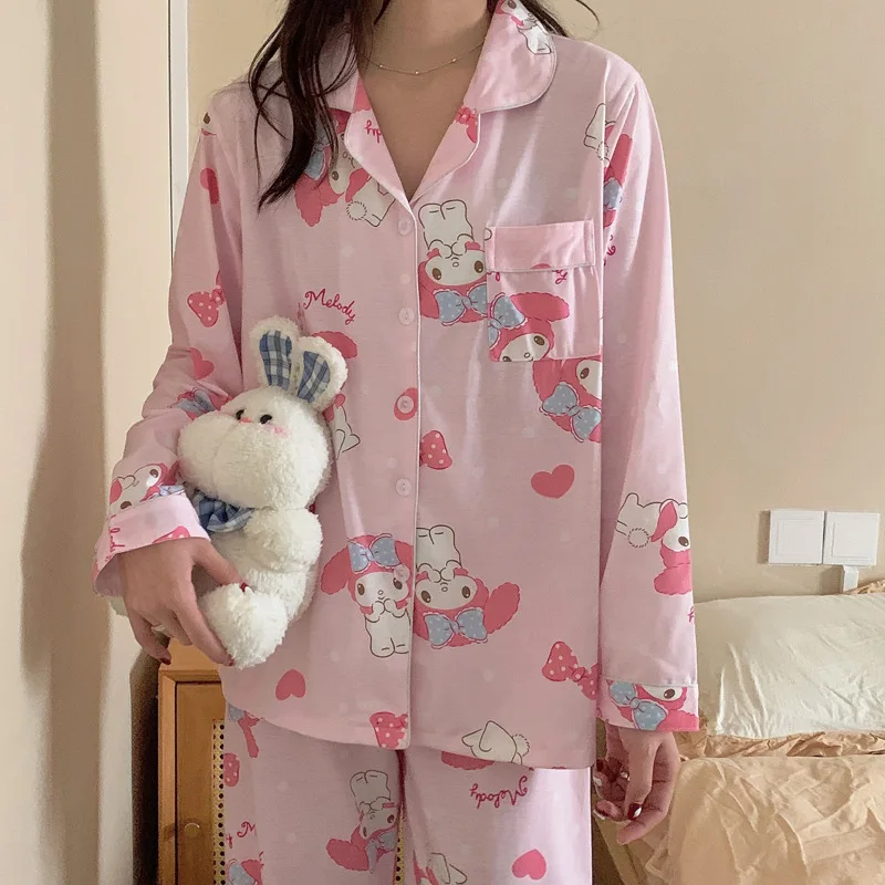 Sanrios кавайная Пижама Cinnamoroll милый мультяшный корейский студенческий общежитие Домашняя одежда Подруга День Рождения Ins ветер милые подарки
Sanrios кавайная Пижама Cinnamoroll милый мультяшный корейский студенческий общежитие Домашняя одежда Подруга День Рождения Ins ветер милые подарки
