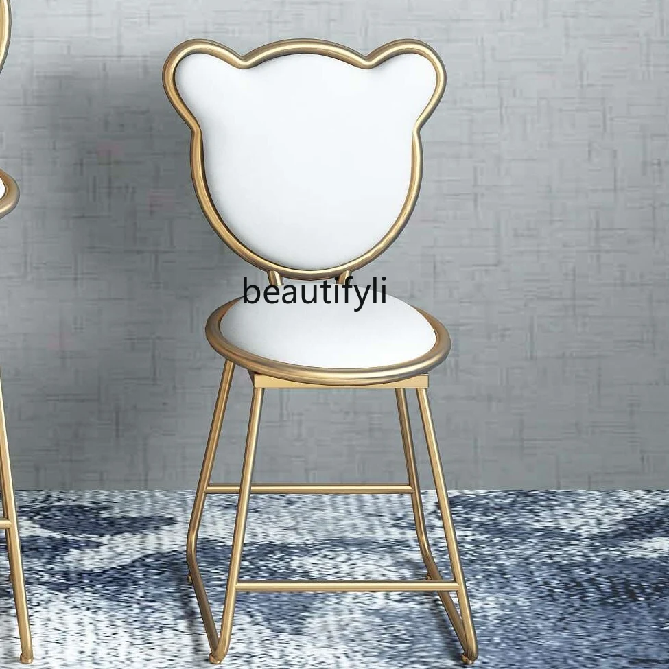 zq Nordic Casual Soft Chair Girl Heart Make-up Chair Table and Chair High Leg Simple Bear Chair
zq Nordic Casual Soft Chair Girl Heart Make-up Chair Table and Chair High Leg Simple Bear Chair
