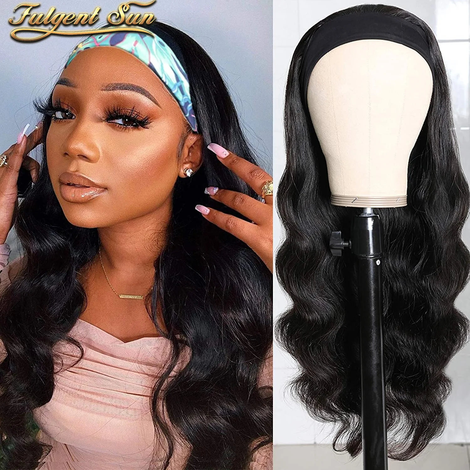 Long Wavy Headband Wig Body Wave Wig Brazilian Non-Remy 100% Human Hair Wig Natural Wavy For Women Full Machine Made Glueless
Long Wavy Headband Wig Body Wave Wig Brazilian Non-Remy 100% Human Hair Wig Natural Wavy For Women Full Machine Made Glueless