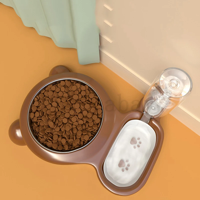 Dog Bowl Feeder 2-in-1 Cat Pet Food Bowl Water Automatic Drinking Feeding Basin Feeder Not Wet Mouth Drinker Cartoon
Dog Bowl Feeder 2-in-1 Cat Pet Food Bowl Water Automatic Drinking Feeding Basin Feeder Not Wet Mouth Drinker Cartoon