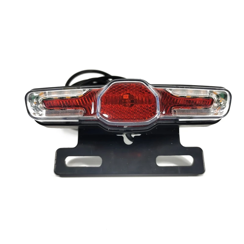 Electric Bicycle Tail Light Turn Signal Brake Light Compatible With 12-80V Brake Light For Brightening(6Pin)
Electric Bicycle Tail Light Turn Signal Brake Light Compatible With 12-80V Brake Light For Brightening(6Pin)