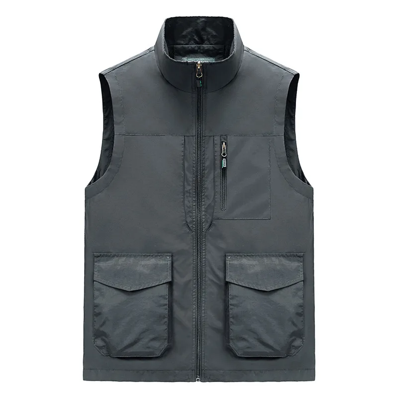 Men's outdoor leisure quick-drying vest photographer vest multi-pocket horse clip 
Men's outdoor leisure quick-drying vest photographer vest multi-pocket horse clip