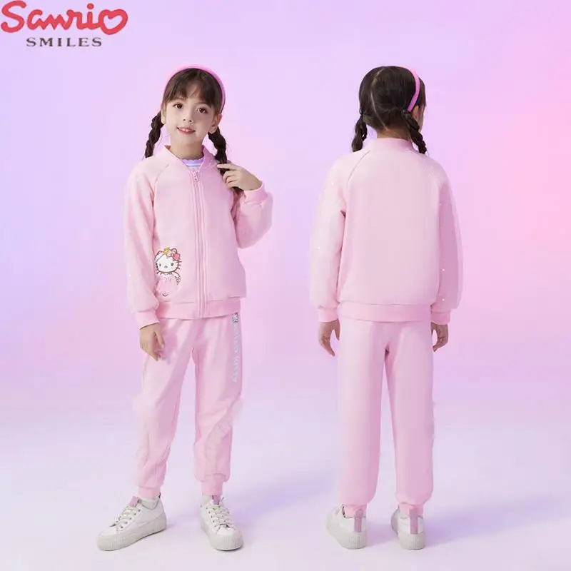 Y2K Kawaii Spring New Sanrio Anime Hello Kitty Kids Playsuit 2Pcs Knitting Casual Two-Piece Set Cute Cartoon Girl Birthday Gift
Y2K Kawaii Spring New Sanrio Anime Hello Kitty Kids Playsuit 2Pcs Knitting Casual Two-Piece Set Cute Cartoon Girl Birthday Gift