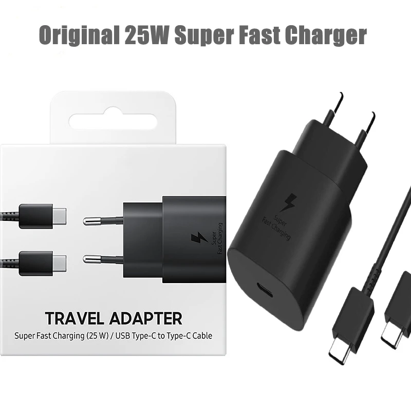 1Pcs/Original S21 S20 5G 25w Charger Super Fast Charge + Usb Type C PD 25W PPS Quick Charging EU US For Note 20 Ultra 10 Box
1Pcs/Original S21 S20 5G 25w Charger Super Fast Charge + Usb Type C PD 25W PPS Quick Charging EU US For Note 20 Ultra 10 Box