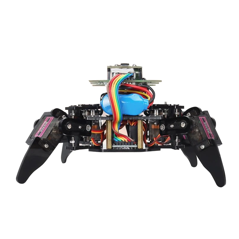 ESP8266 DIY Maker Education Robot Kit Programming Spider Robot Kit Multiple Functional Modes
ESP8266 DIY Maker Education Robot Kit Programming Spider Robot Kit Multiple Functional Modes
