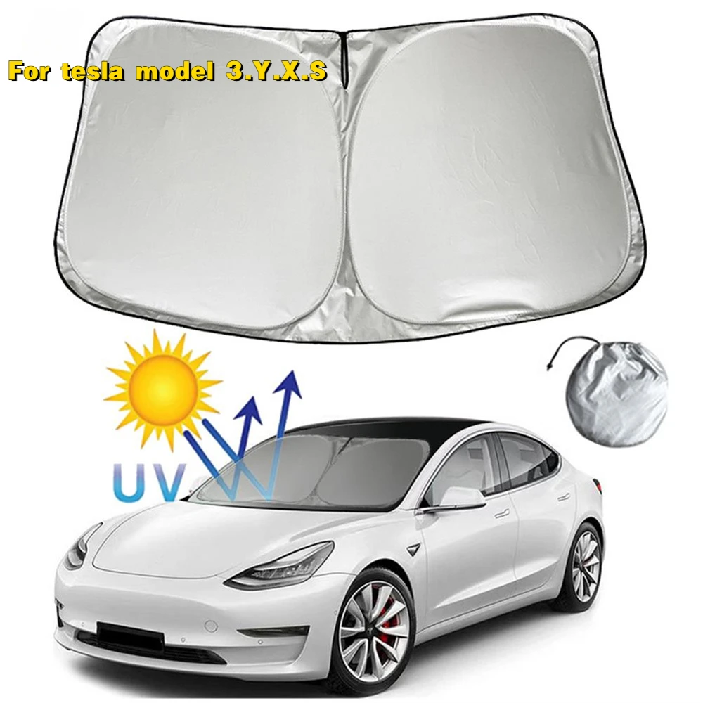 For Tesla Model 3 Model Y Car Sunshade Cover Summer Front Window Protector Cover Windshield UV Protection Film Vehicle Accessory
For Tesla Model 3 Model Y Car Sunshade Cover Summer Front Window Protector Cover Windshield UV Protection Film Vehicle Accessory