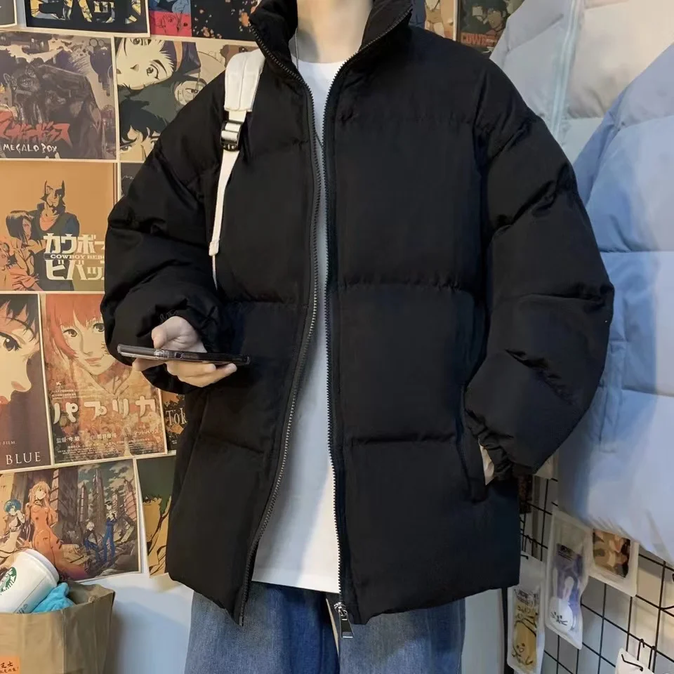 Stand Collar Oversize Men's Style Loose Casual Version Cotton Padded New Coat Warm Korean Jacket Winter Thickened
Stand Collar Oversize Men's Style Loose Casual Version Cotton Padded New Coat Warm Korean Jacket Winter Thickened