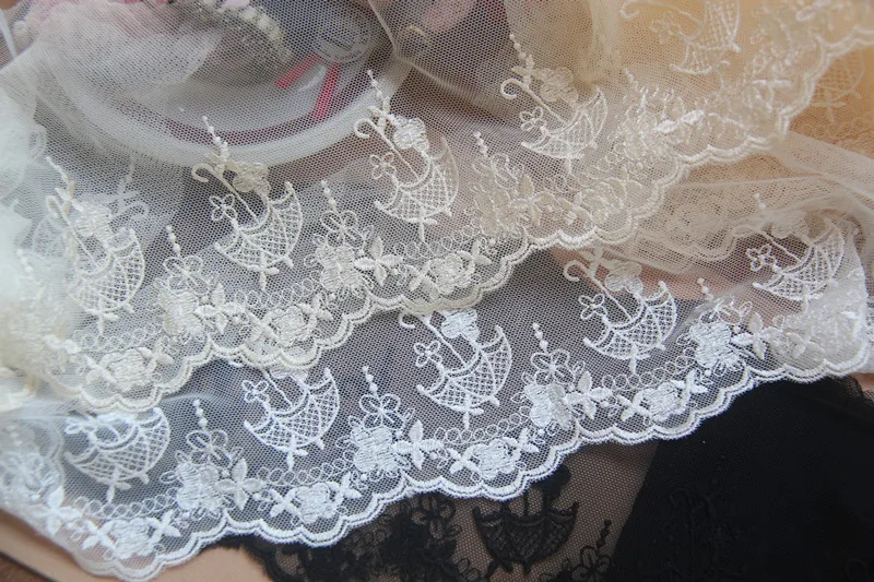 1 Yard Hand DIY Accessories Mesh Embroidery Black and White Beige Court Umbrella Lace 11cm Wide
1 Yard Hand DIY Accessories Mesh Embroidery Black and White Beige Court Umbrella Lace 11cm Wide