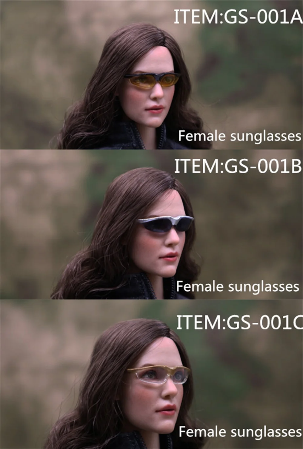 In Stock 1/6th Trendy Female Glasses Sunglasses Windshield Models For Mostly 12inch Body Accessories
In Stock 1/6th Trendy Female Glasses Sunglasses Windshield Models For Mostly 12inch Body Accessories
