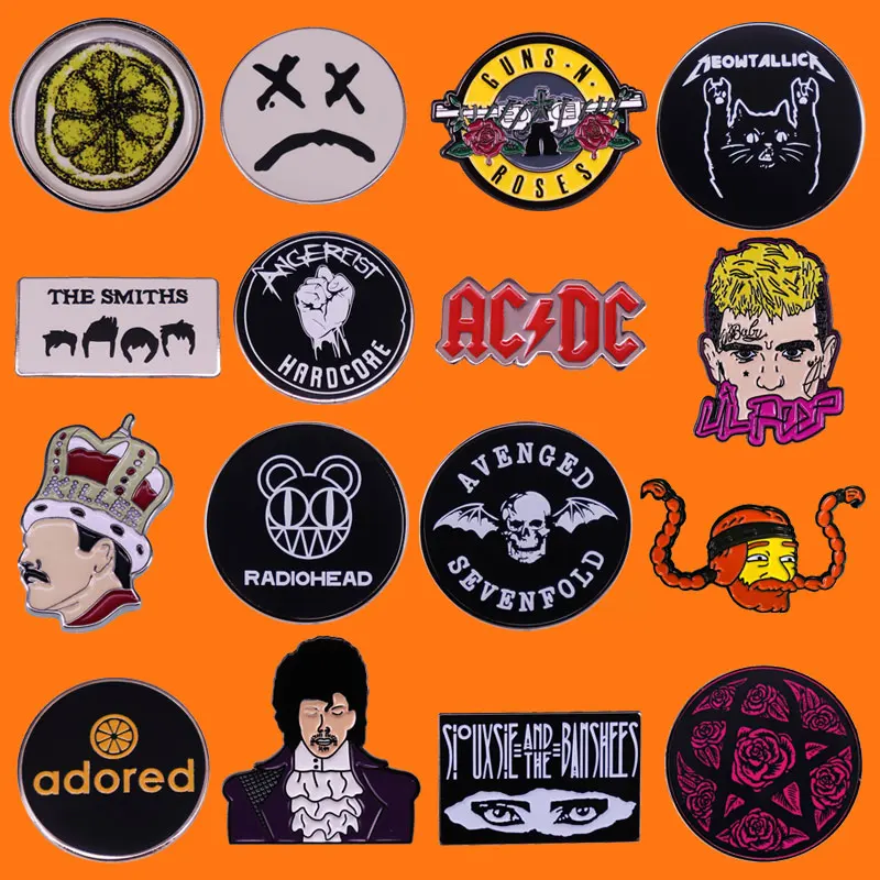Interesting Music Fashion Jewelry Cartoon Metal Brooch Backpack Hat Bag Decorate Badges Collecting Creativity Anime Enamel Pins
Interesting Music Fashion Jewelry Cartoon Metal Brooch Backpack Hat Bag Decorate Badges Collecting Creativity Anime Enamel Pins