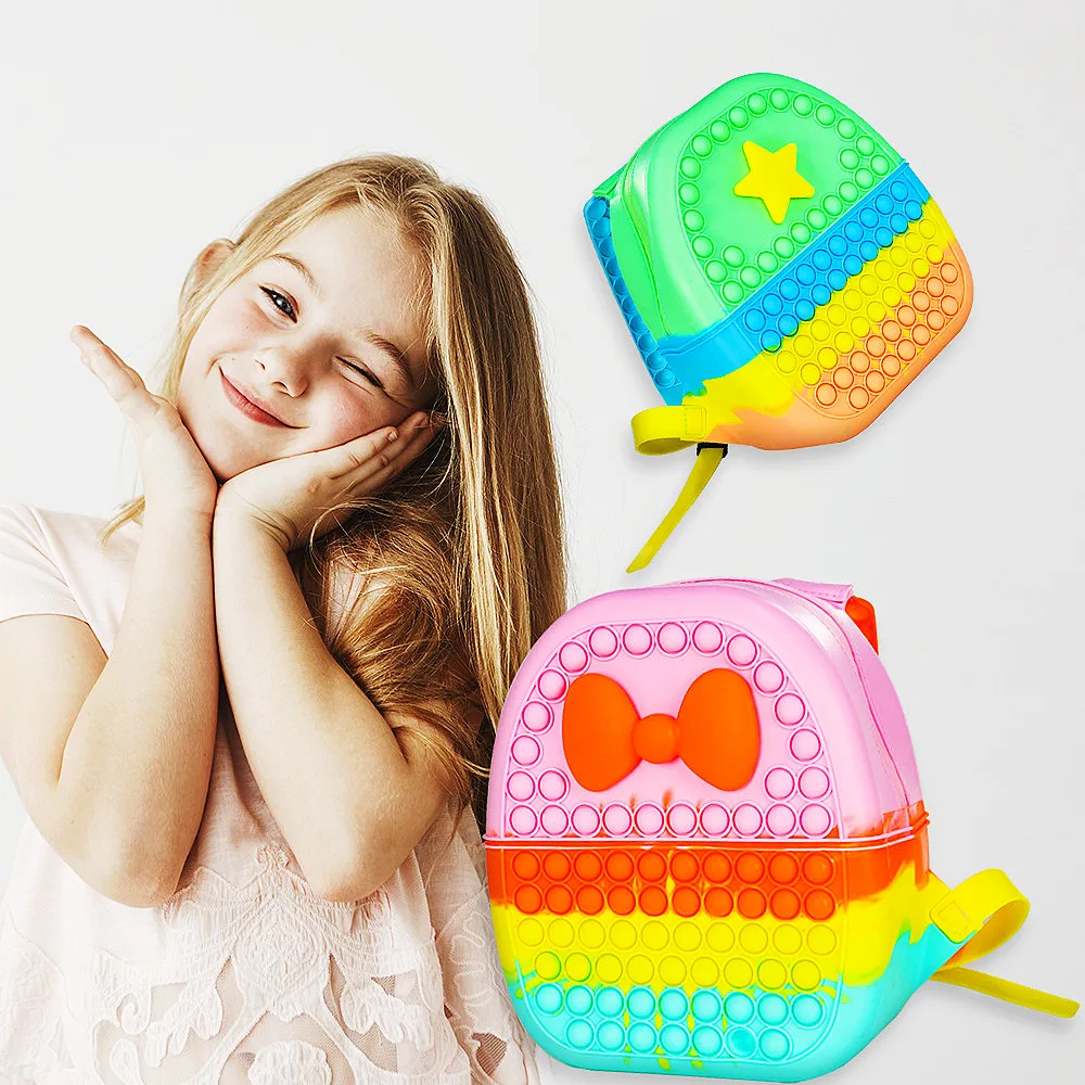 3D Star Bow Backpack 3D Pop Fidget Squishy Reliver Stress Toys Push Bubble Antistress Adult Kids Toys Cartoon Simple Dimple Toy
3D Star Bow Backpack 3D Pop Fidget Squishy Reliver Stress Toys Push Bubble Antistress Adult Kids Toys Cartoon Simple Dimple Toy