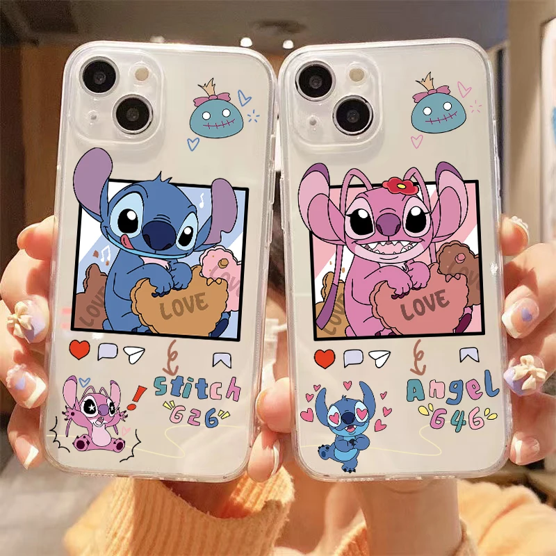 Disney Cartoon Lilo Stitch For Apple iPhone 13 12 11 Pro Max Mini X XR XS Max SE 6 6S 7 8 Plus Clear Phone Case Back Carcasa
Disney Cartoon Lilo Stitch For Apple iPhone 13 12 11 Pro Max Mini X XR XS Max SE 6 6S 7 8 Plus Clear Phone Case Back Carcasa