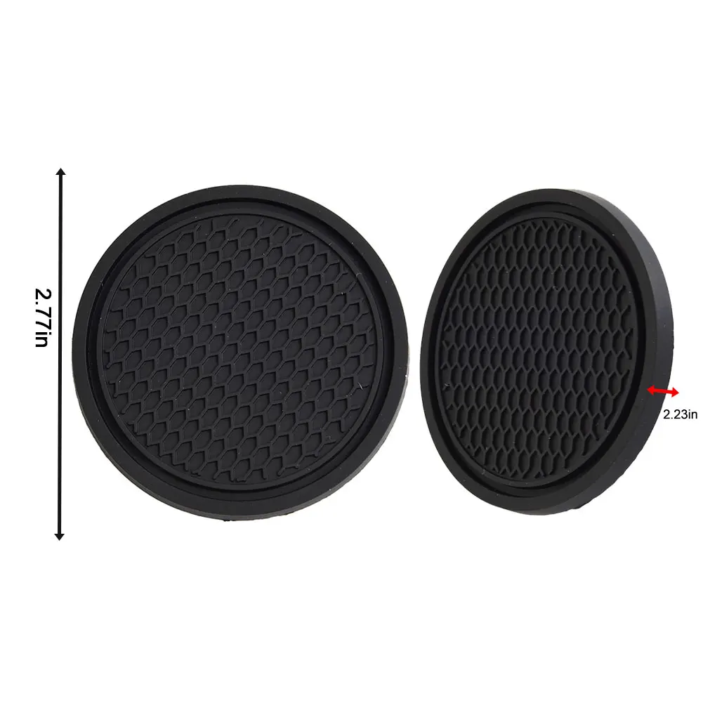 2PCS Car Coasters Water Cup Bottle Anti-slip Pad Insert Coasters Black Silicone Pads Car Styling Interior Accessories
2PCS Car Coasters Water Cup Bottle Anti-slip Pad Insert Coasters Black Silicone Pads Car Styling Interior Accessories