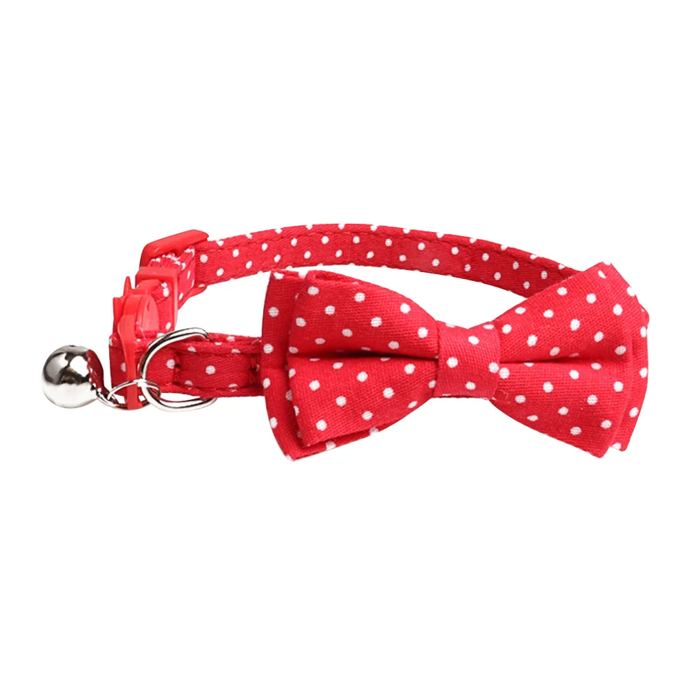 Pets Bow Ties with Bell Pet Tie Collar Creative Comfortable Pet Neck Ring Practical Neck Chain Dog Cat Collar (Red)
Pets Bow Ties with Bell Pet Tie Collar Creative Comfortable Pet Neck Ring Practical Neck Chain Dog Cat Collar (Red)