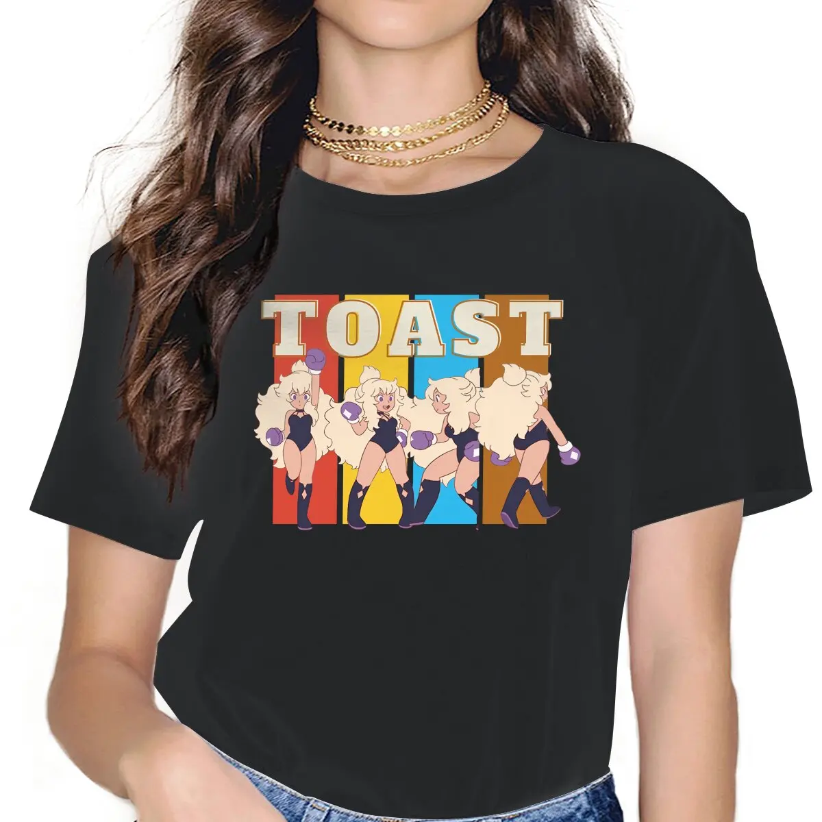 Cute Toast Classic Feminine Clothes Bee And Puppycat Cartoon Oversized T-shirt Kawaii Vintage Female Clothing
Cute Toast Classic Feminine Clothes Bee And Puppycat Cartoon Oversized T-shirt Kawaii Vintage Female Clothing