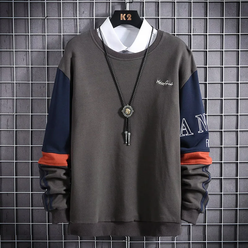 Spring Hip Hop Cotton Sweatshirt Men Soft Streetwear Grey Hoodies Shirt Harajuku Male Tops Jackets Khaki Pullover Coats
Spring Hip Hop Cotton Sweatshirt Men Soft Streetwear Grey Hoodies Shirt Harajuku Male Tops Jackets Khaki Pullover Coats