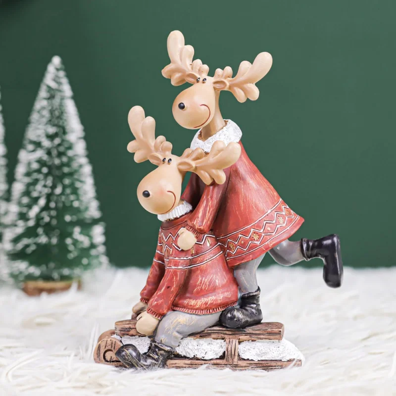 Christmas Home Decorations Elk Xmas Figurines Red Resin Deer Family Decor Christmas Ornaments Lawn Yard Outdoor Festival Gifts
Christmas Home Decorations Elk Xmas Figurines Red Resin Deer Family Decor Christmas Ornaments Lawn Yard Outdoor Festival Gifts