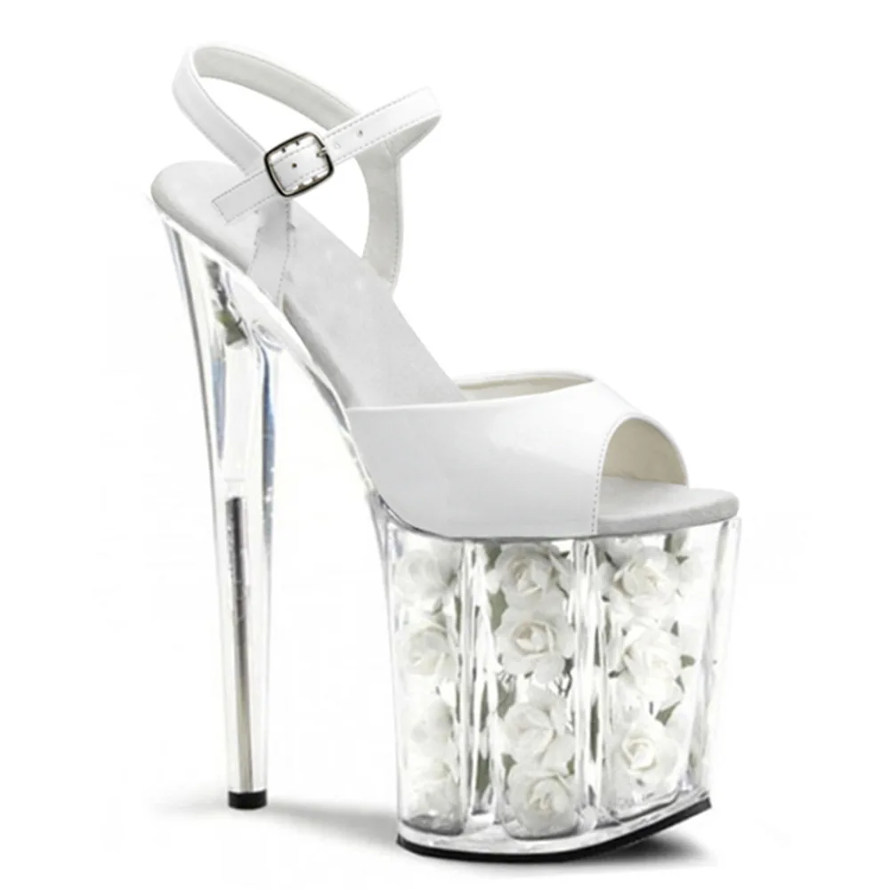 Romantic Red Rose Bride Wedding Shoe, 20cm High Heel Platform Sandal, 8in High Crystal Sandal
Romantic Red Rose Bride Wedding Shoe, 20cm High Heel Platform Sandal, 8in High Crystal Sandal