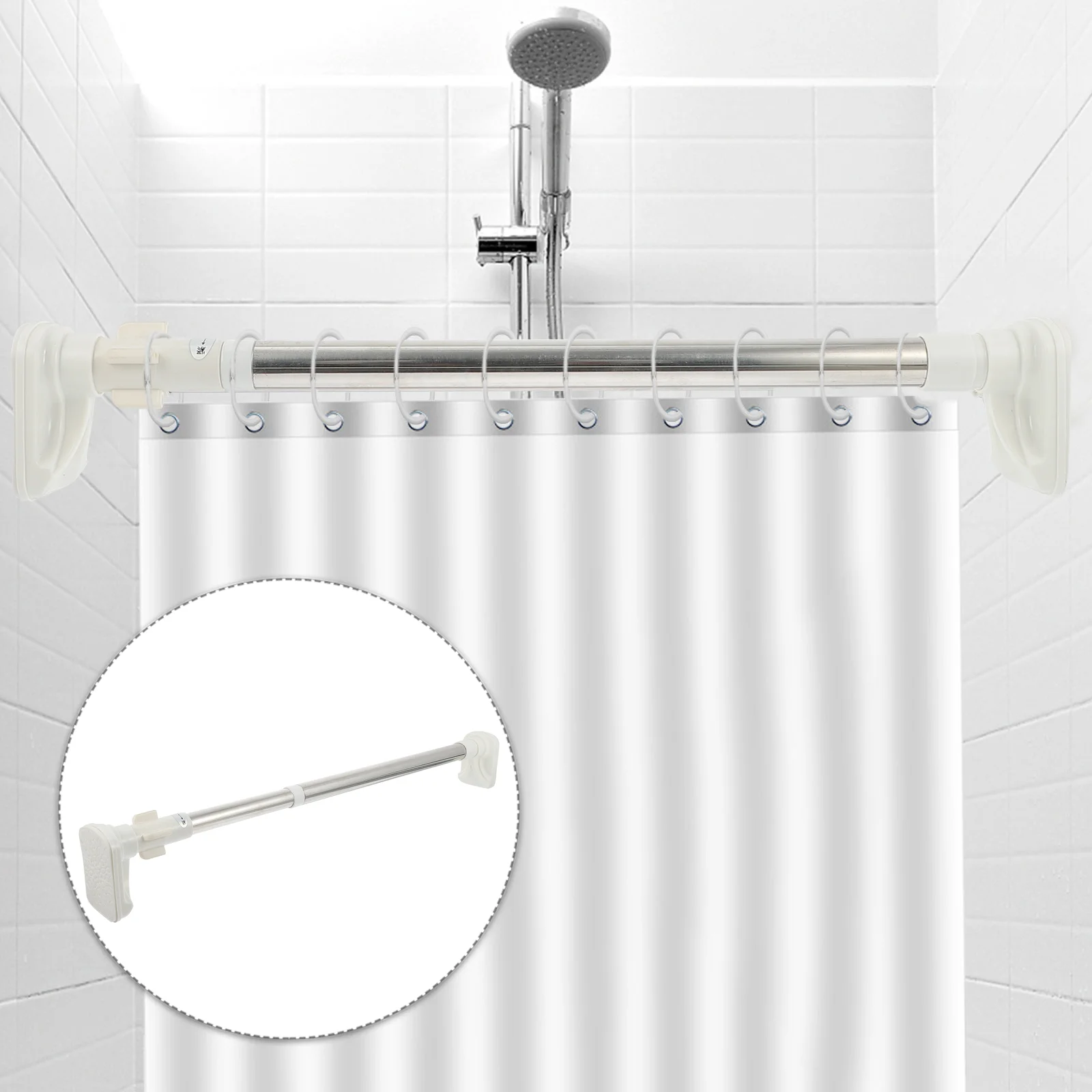 Rod Curtain Rods Adjustable Tension Closetdrilling Small Tention Mini Extension Spring Loaded Hanger Bar
Rod Curtain Rods Adjustable Tension Closetdrilling Small Tention Mini Extension Spring Loaded Hanger Bar