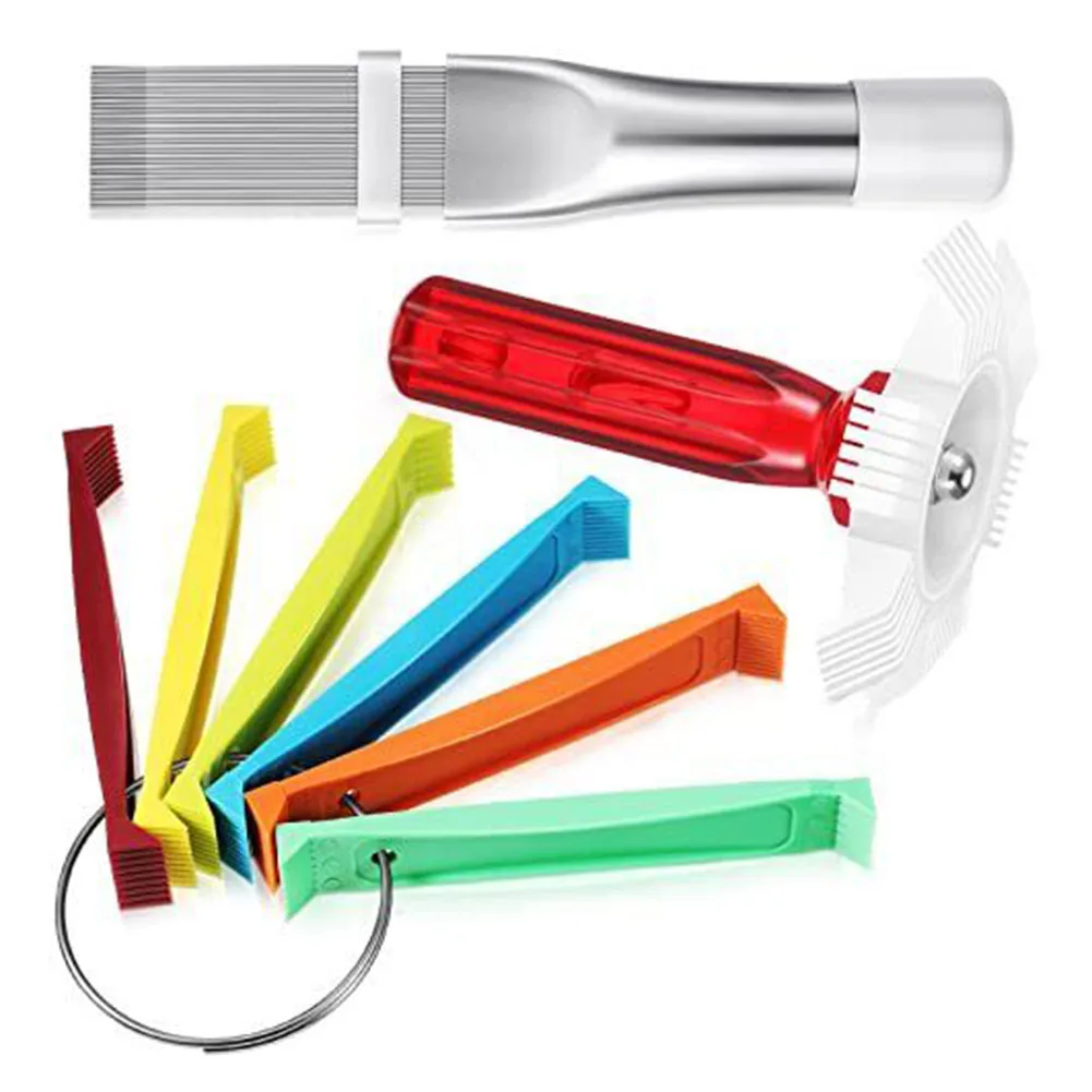 3pcs FCR6 Fin Comb Tool Set For Air Conditioner Straightening Evaporator Condenser Air Conditioner Condenser Fin Cleaning Brush
3pcs FCR6 Fin Comb Tool Set For Air Conditioner Straightening Evaporator Condenser Air Conditioner Condenser Fin Cleaning Brush