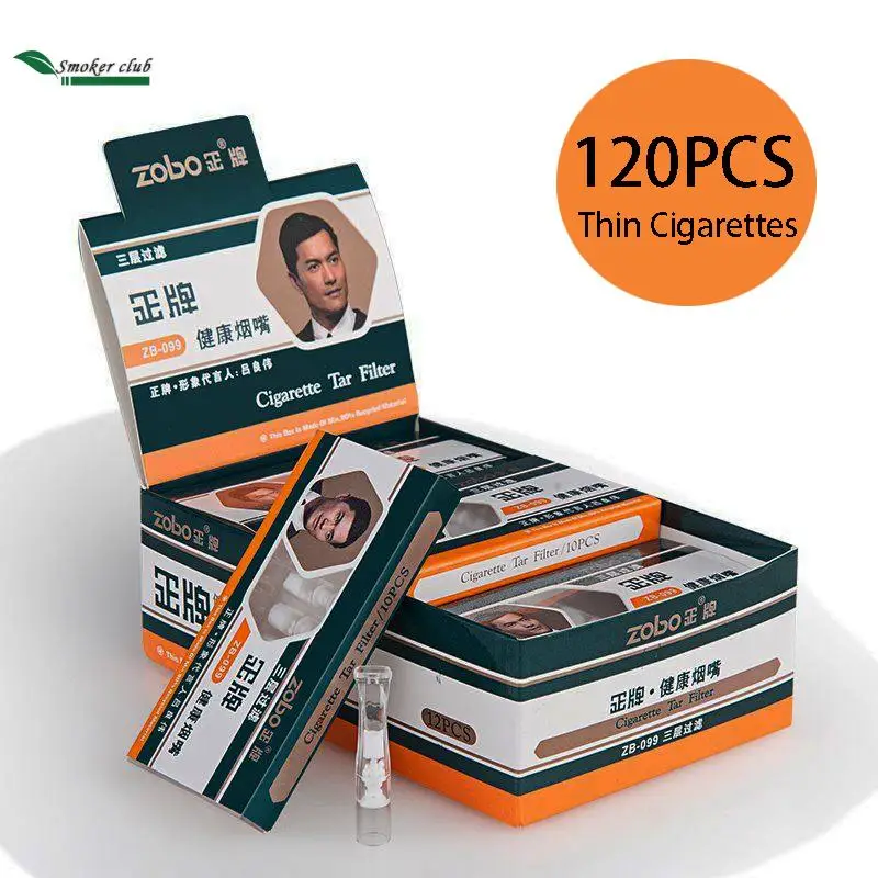 Disposable Cigarettes Filter Triple Filtration Special holder for Women Fine Cigarettes 5.5mm 120Filters/12Pcs ZB-099
Disposable Cigarettes Filter Triple Filtration Special holder for Women Fine Cigarettes 5.5mm 120Filters/12Pcs ZB-099