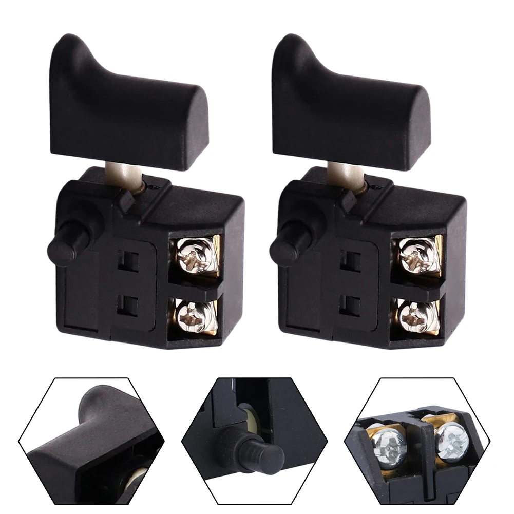2PCS Speed Regulating Switch 250V Trigger Button Lock On Switch For Electric Drill Planer Power Tool Accessories
2PCS Speed Regulating Switch 250V Trigger Button Lock On Switch For Electric Drill Planer Power Tool Accessories