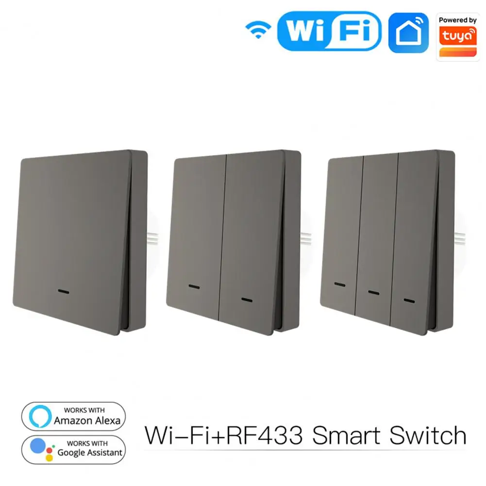 Tuya 3 Gang Wireless 12 Scenario Smart Switch Push Button Controller Automation APP Control Works With Alexa Google Home
Tuya 3 Gang Wireless 12 Scenario Smart Switch Push Button Controller Automation APP Control Works With Alexa Google Home