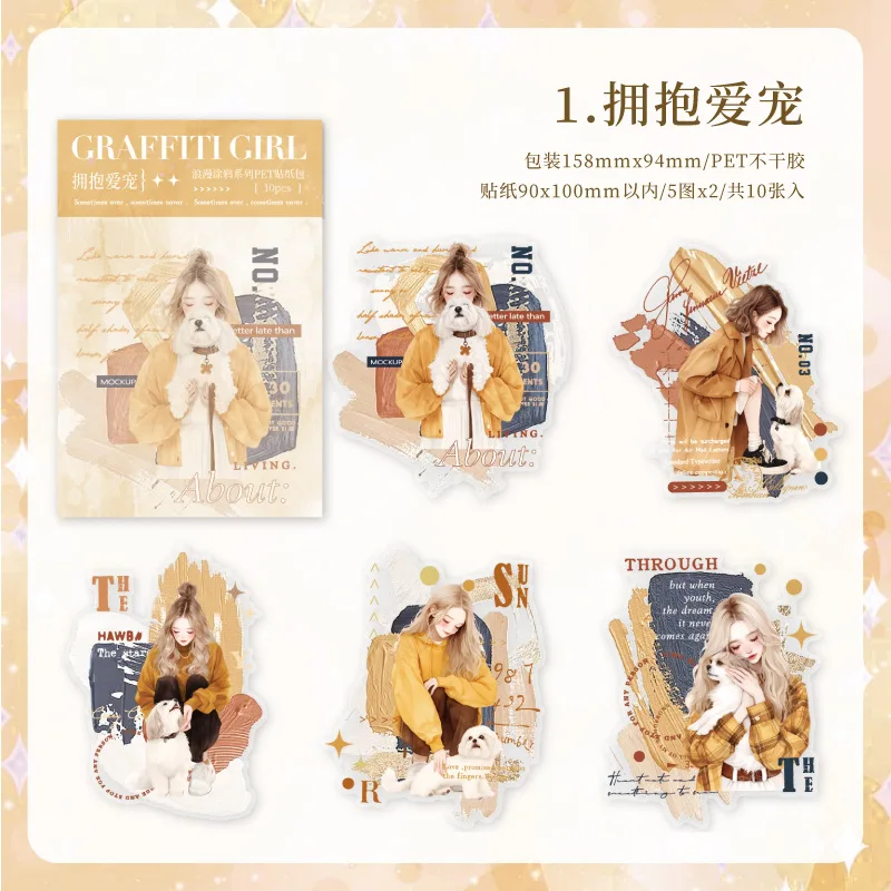 Набор стикеров "Ретро Художественная девушка", 5 стилей
Набор стикеров "Ретро Художественная девушка", 5 стилей