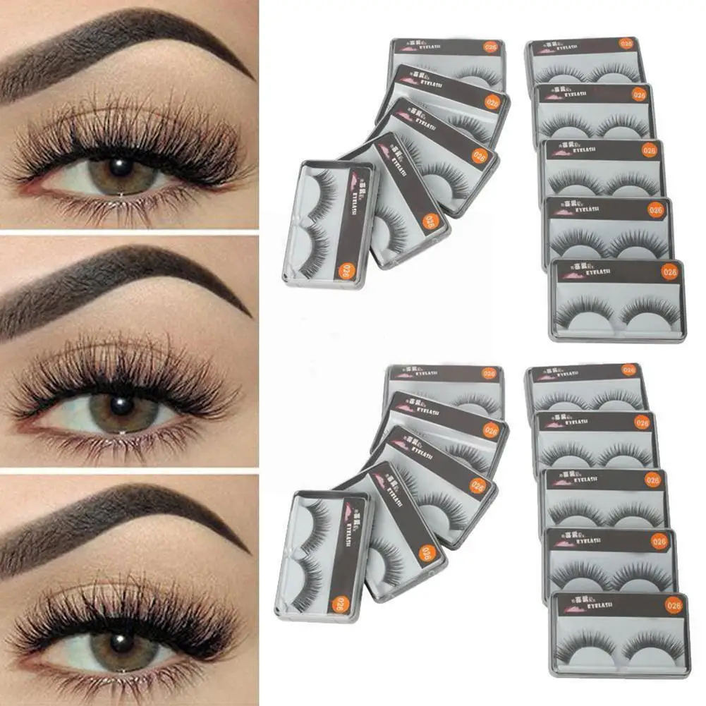 10pairs Natural 3d False Eyelashes False Eyelash Makeup Spectacular Design Extension S4t7
10pairs Natural 3d False Eyelashes False Eyelash Makeup Spectacular Design Extension S4t7
