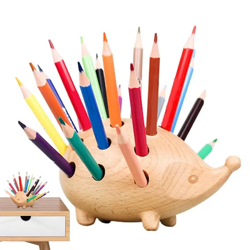 Hedgehog Pen Cup Creative 24-Hole Pen Holder With Pencils Multifunctional Shaped Desk Organizer Decor Decoration Accessories
Hedgehog Pen Cup Creative 24-Hole Pen Holder With Pencils Multifunctional Shaped Desk Organizer Decor Decoration Accessories